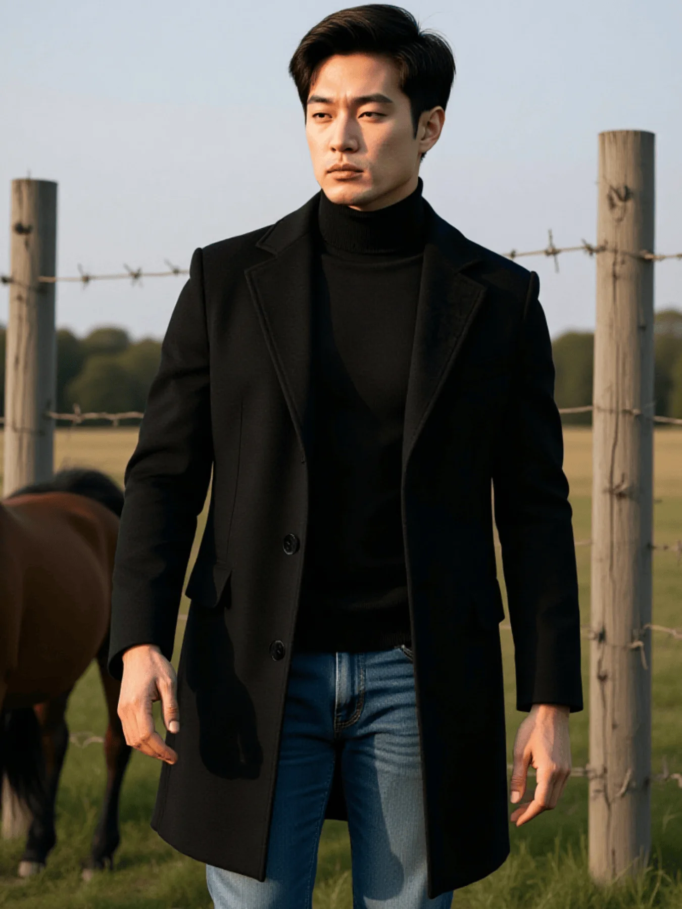 

Новая мужская куртка, зимний однобортный плащ, утепленная куртка с внутренней подкладкой, теплая куртка для поездок на работу на открытом воздухе