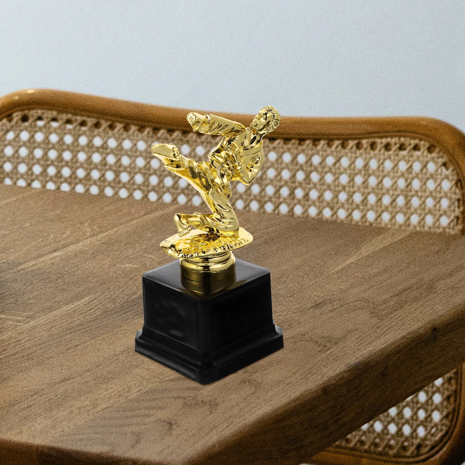 Taekwondo Trophy Prize Gift Party Competition Cup Decor Gold for Kindergarten Award School Plastic Child