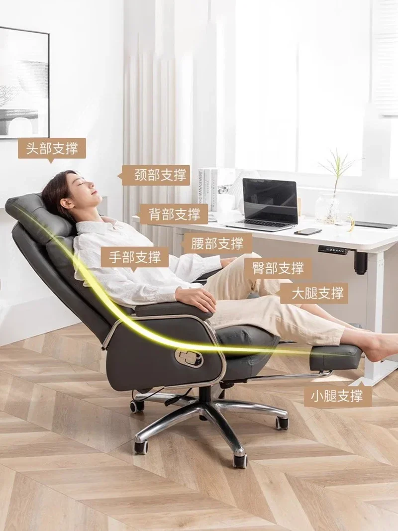 Computer Chair Comfortable Game Student Nordic Office Leg Rest Bedroom Chairs For Living Room Rotating Design Lazy Pc Ergonomic