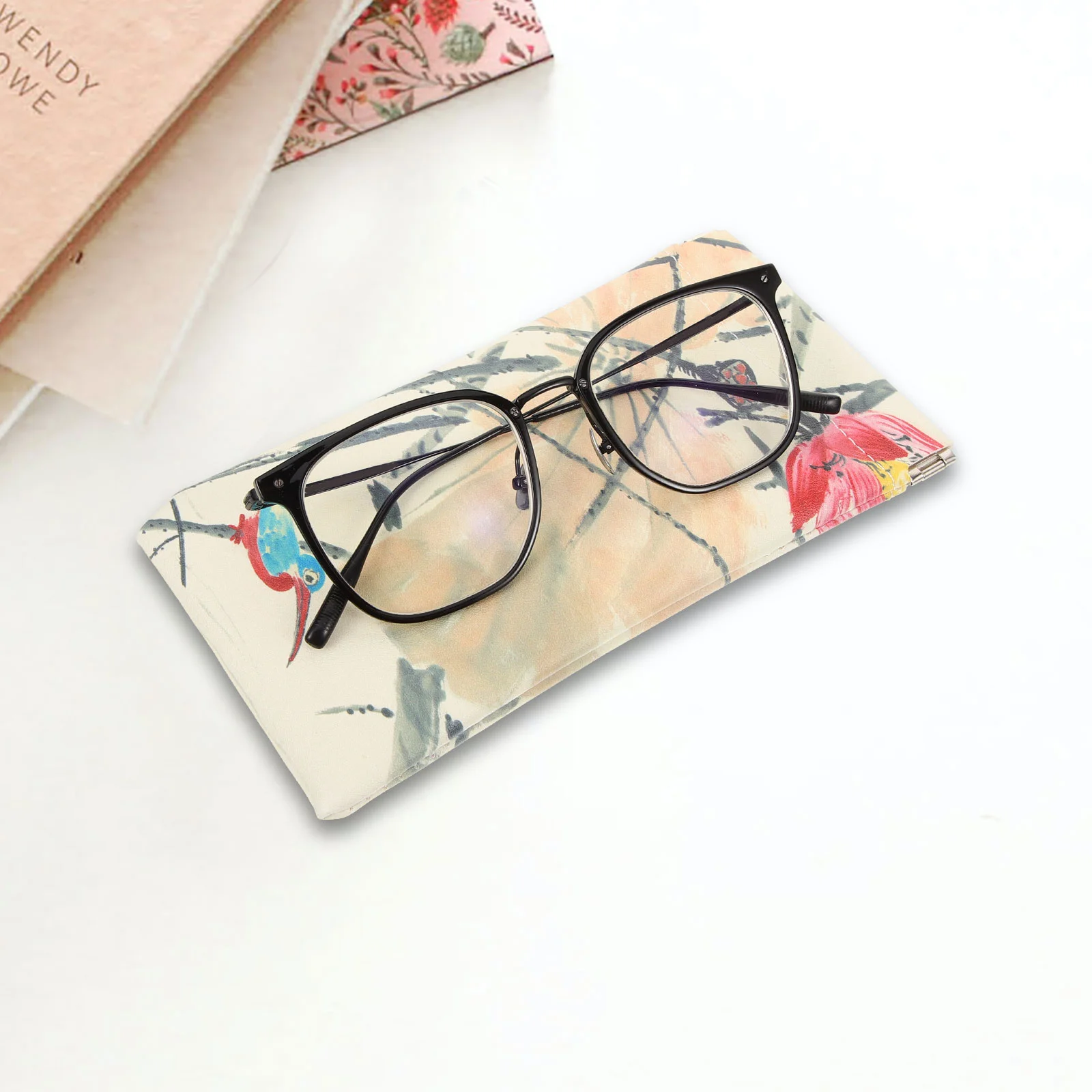 Reading Glasses Case Soft Anti-wear Cover for Men and Women Sunglasses Holder Miss