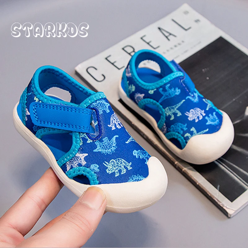 Baby Kids 2023 Summer Sport Sandals Little Boys Closed Toe Quick Dry Beach Sandalias Toddler Girls Breathable Soft Water Shoes