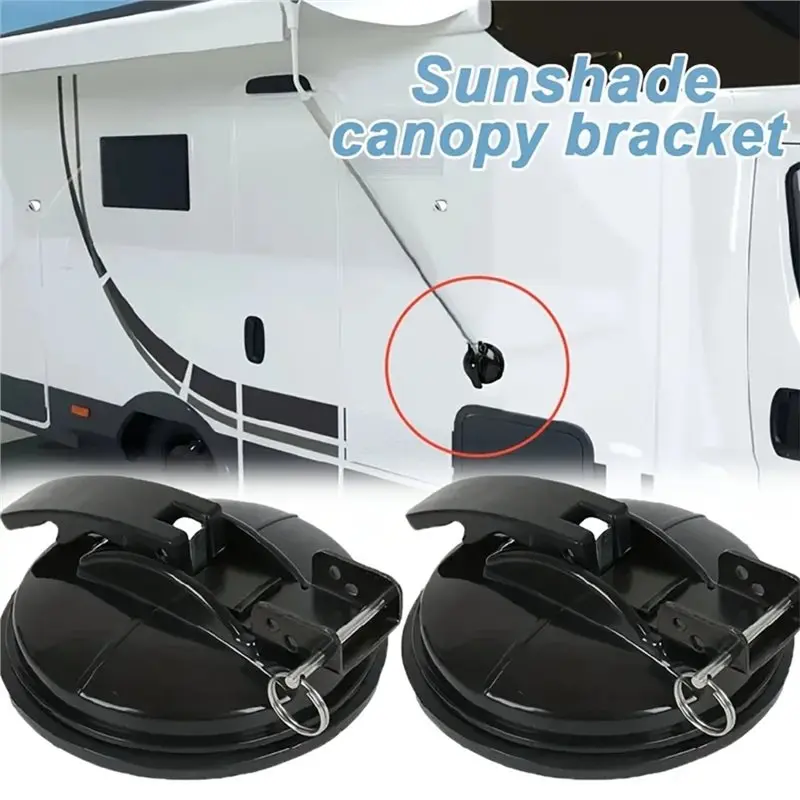 For Sunshade Canopy Awning Anchor Hook RV Camping Suction Cups- 2Pcs Outdoor Travel Tie Down Suction Mount-N29R