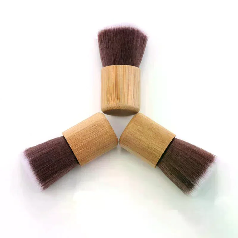 Bamboo Nail Brushes Nail Art Pedicure Soft Remove Dust Cleaning File Tools Set For Manicure Nails Accessories And Tools 1Pcs