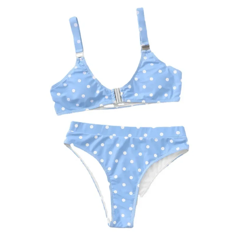 Traje de baño de bikini sexy transfronterizo Traje de baño de dos piezas para mujer Calidad duradera Diseño de moda para nadadores femeninos