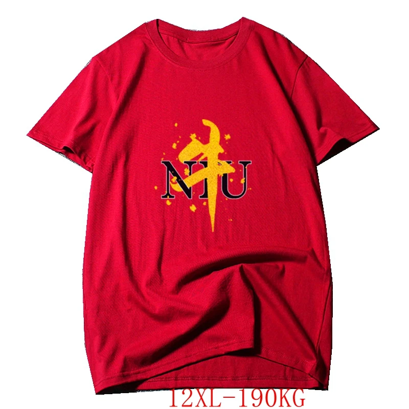 

Summer Plus Size Casual T-Shirt 190kg 12XL 10XL 9XL 8XL Fashion Men's Round Neck Short Sleeve Cotton Printed T-Shirt