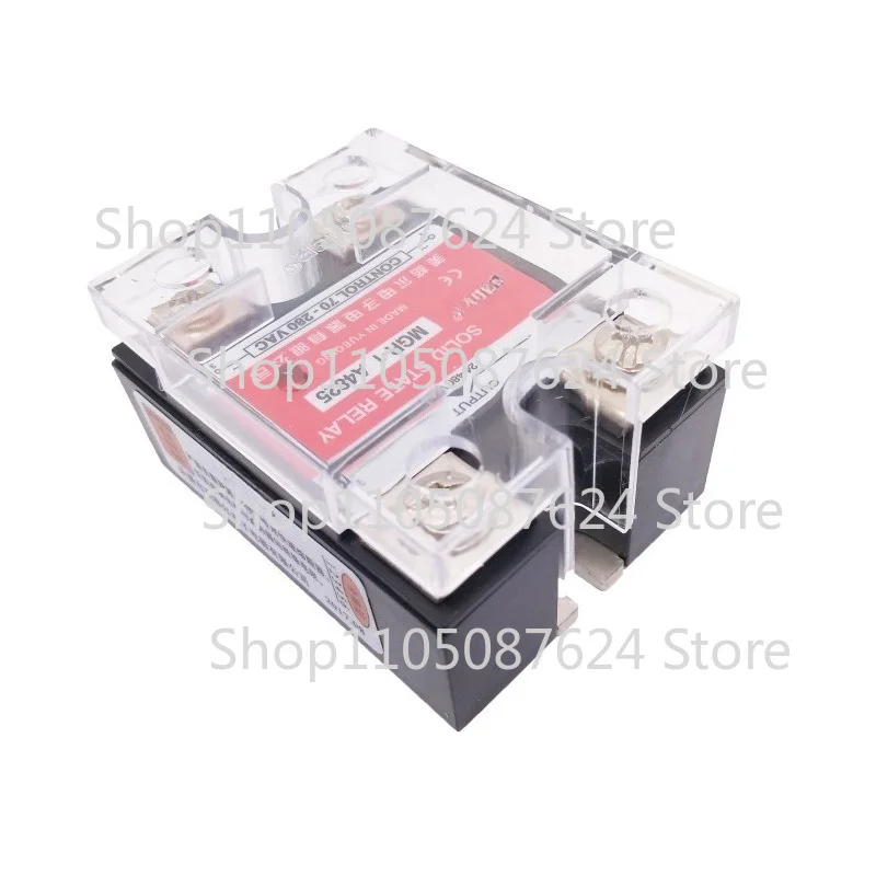 MMV  Stock 25A Solid State Relay SSR AC-AC Input 70-280V AC Load 240-480V​AC A4825