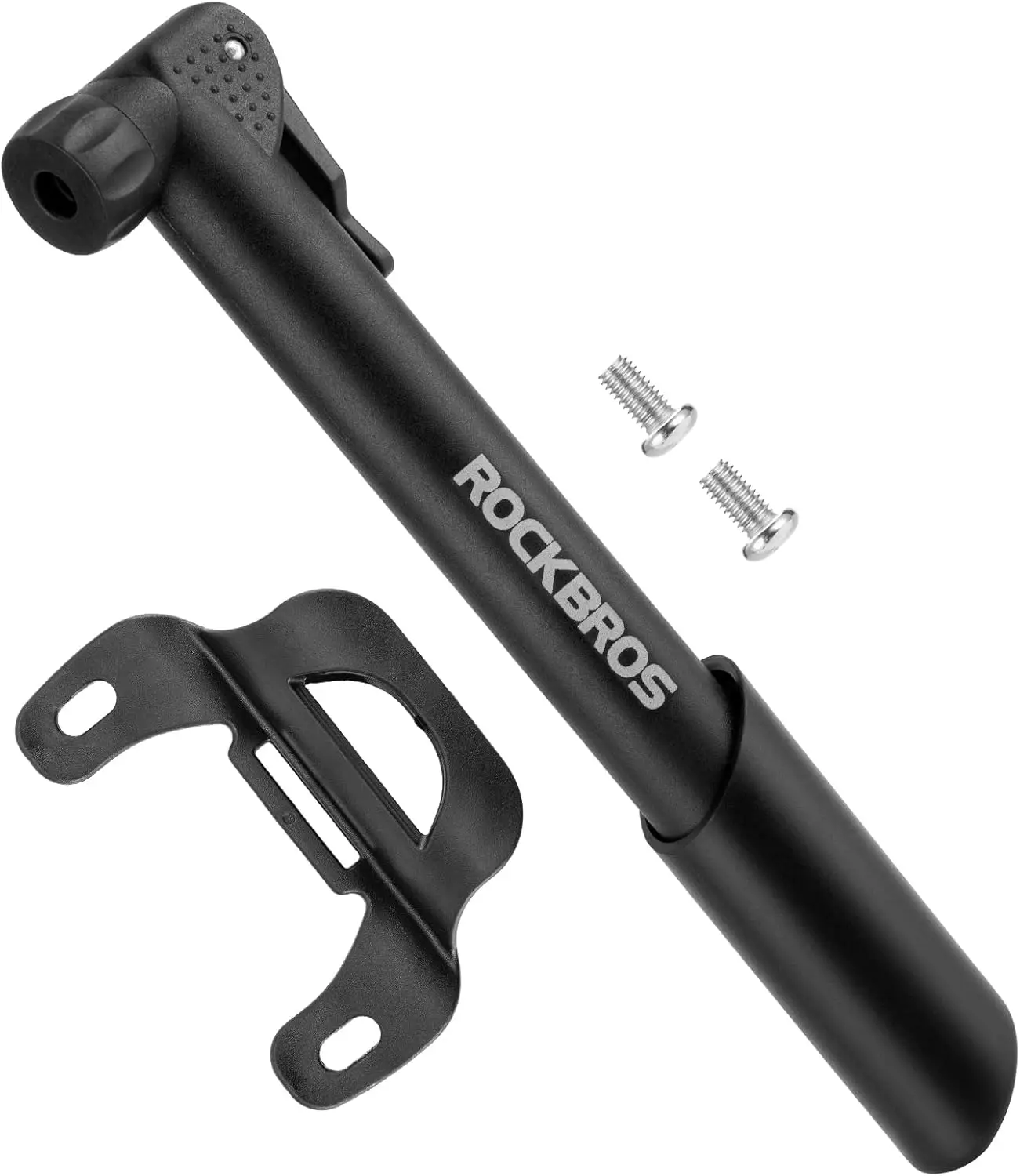 

Mini Portable Bike Pump with Presta/Schrader Valve, 80 PSI for Bikes & Balls