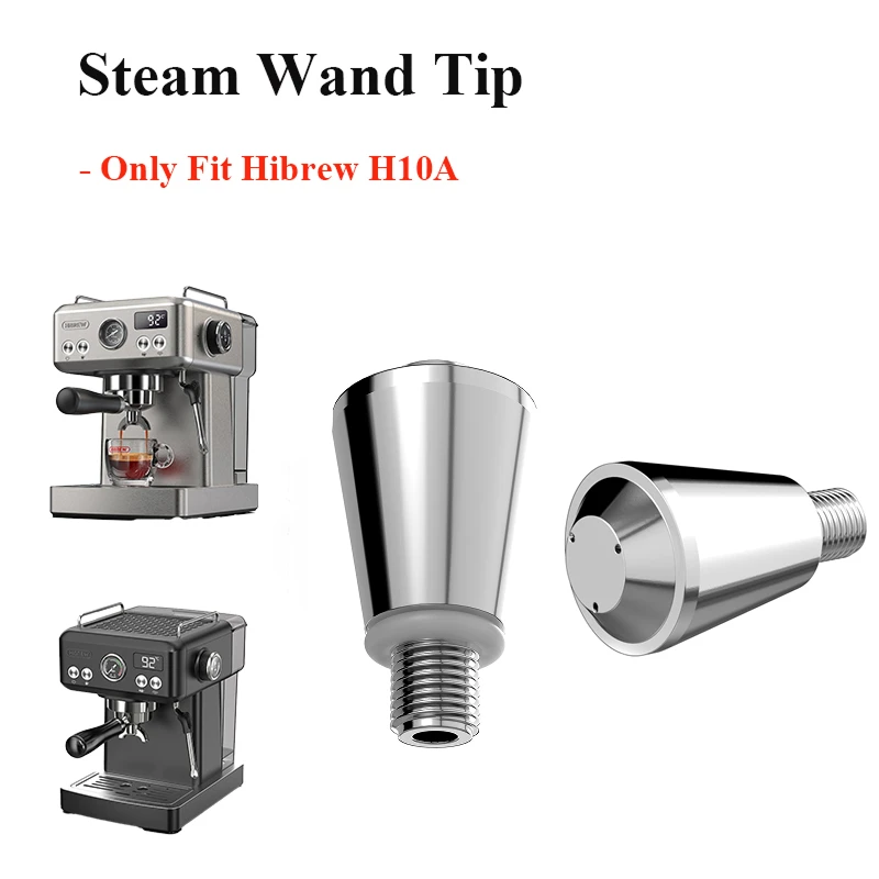 

Coffee Machine Steam Nozzle 3/4 Holes Steam Nozzle Milk Foam Spout Steam Wand Tip Only for Hibrew H10A Espresso Machine