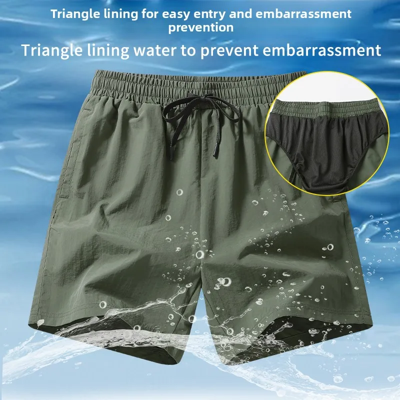 Outdoor Basketball Training Fashion Trend Ice Silk 5-point Shorts Summer Moisture Absorbing Quick Drying Sports Casual Shorts