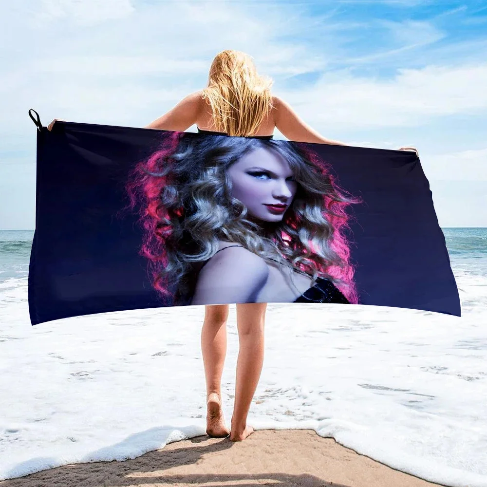 Taylor Swift-Serviette de bain en microcarence, serviette de plage, imprimé en soie, jupe longue enveloppée, couverture de protection solaire, bikini, 600