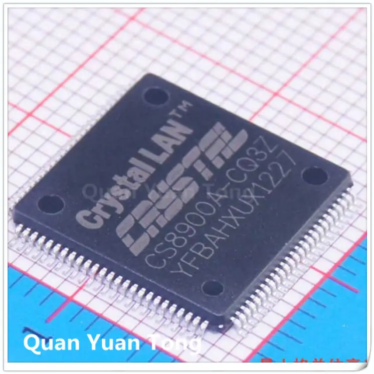 New CS8900A-CQ3Z QFP100 Ethernet controller interface chip IC patch