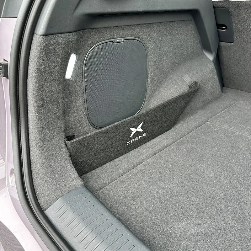 Imagen 6: Ajuste para Xpeng G6 2023 2024 2025 Xiaopeng G6 tablero de partición de maletero tablero divisor izquierdo y derecho accesorios automotrices prácticos
