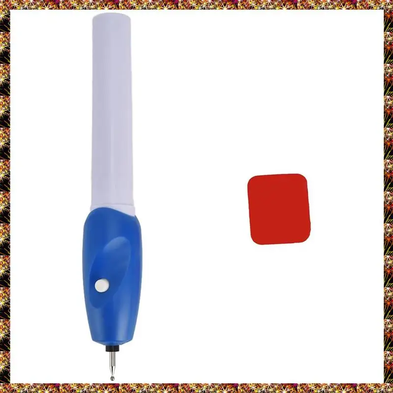 Penna per incisione in plastica portatile BTCL affidabile, penna per intaglio elettrica per etichette di benedizione per etichette per animali domestici Behangroller