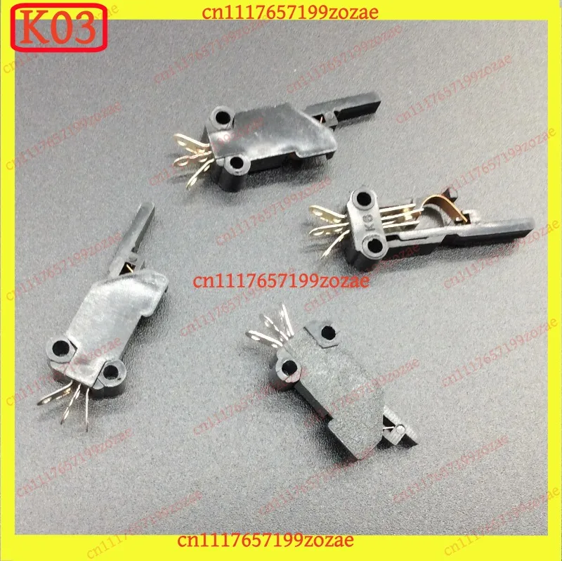 k03 4pcs Micro Contact Switch Holder Movement for Sharp GF-777 37 Double Cassette Radio Tape Recorder Repair Parts