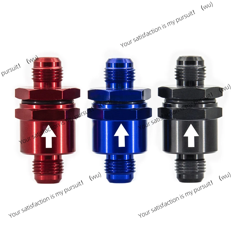 One-way AN6 One-way AN8 One-way AN10 Aluminum Alloy Fuel One-way Check Valve