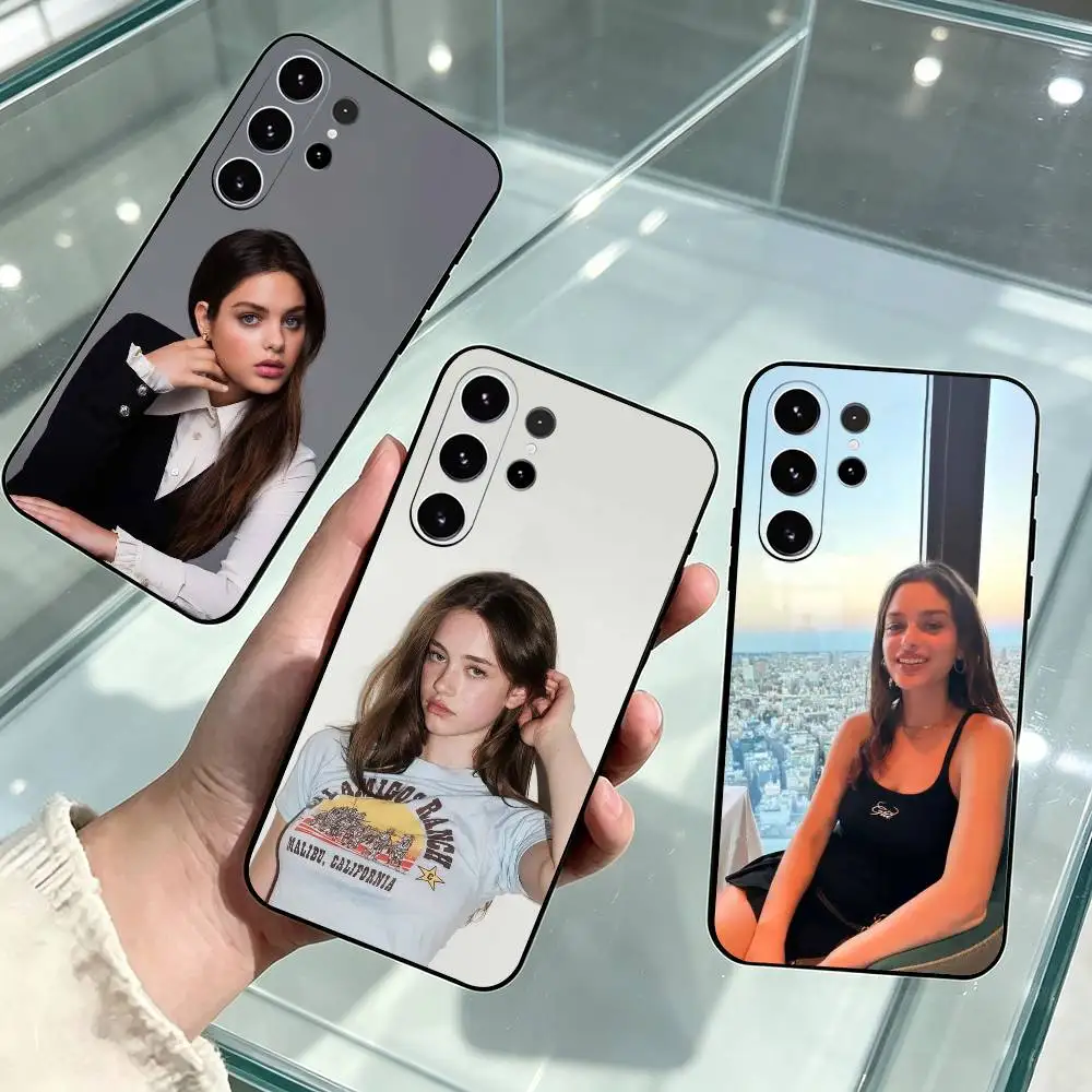 Odeya Rush-H Actress  Phone Case For Samsung S26,S25,S24,S23,S22,S21,S30,Ultra,Plus,Fe,Lite,Note,10,Black Cover