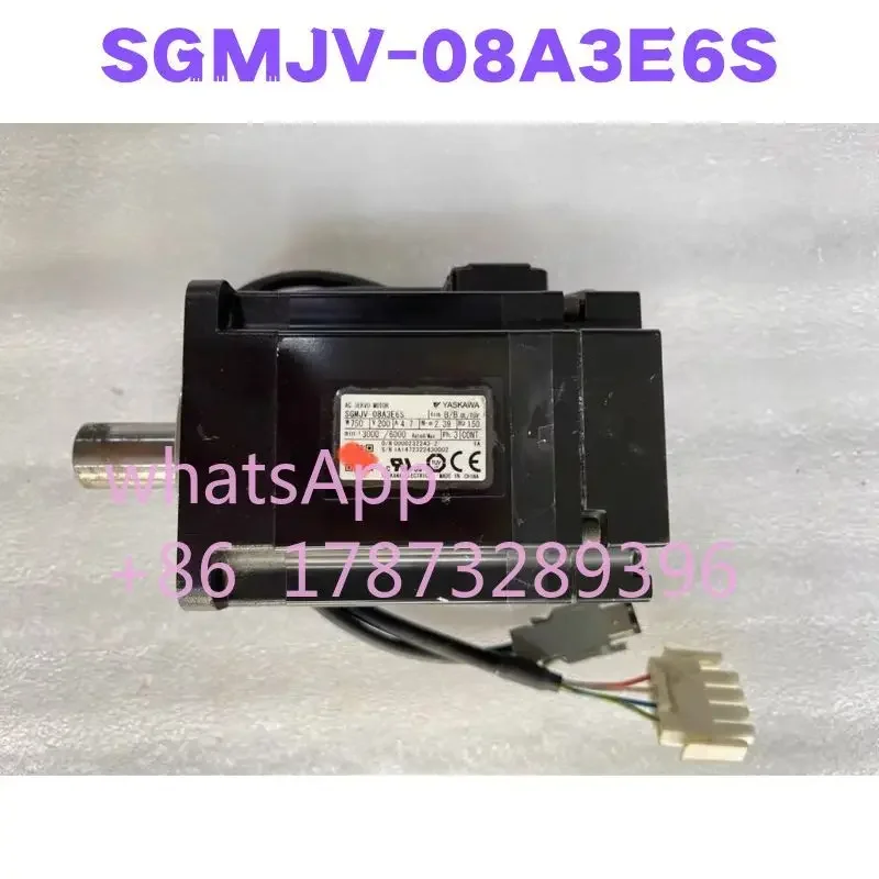 

Second-hand SGMJV-08A3E6S SGMJV 08A3E6S Servo Motor Tested OK