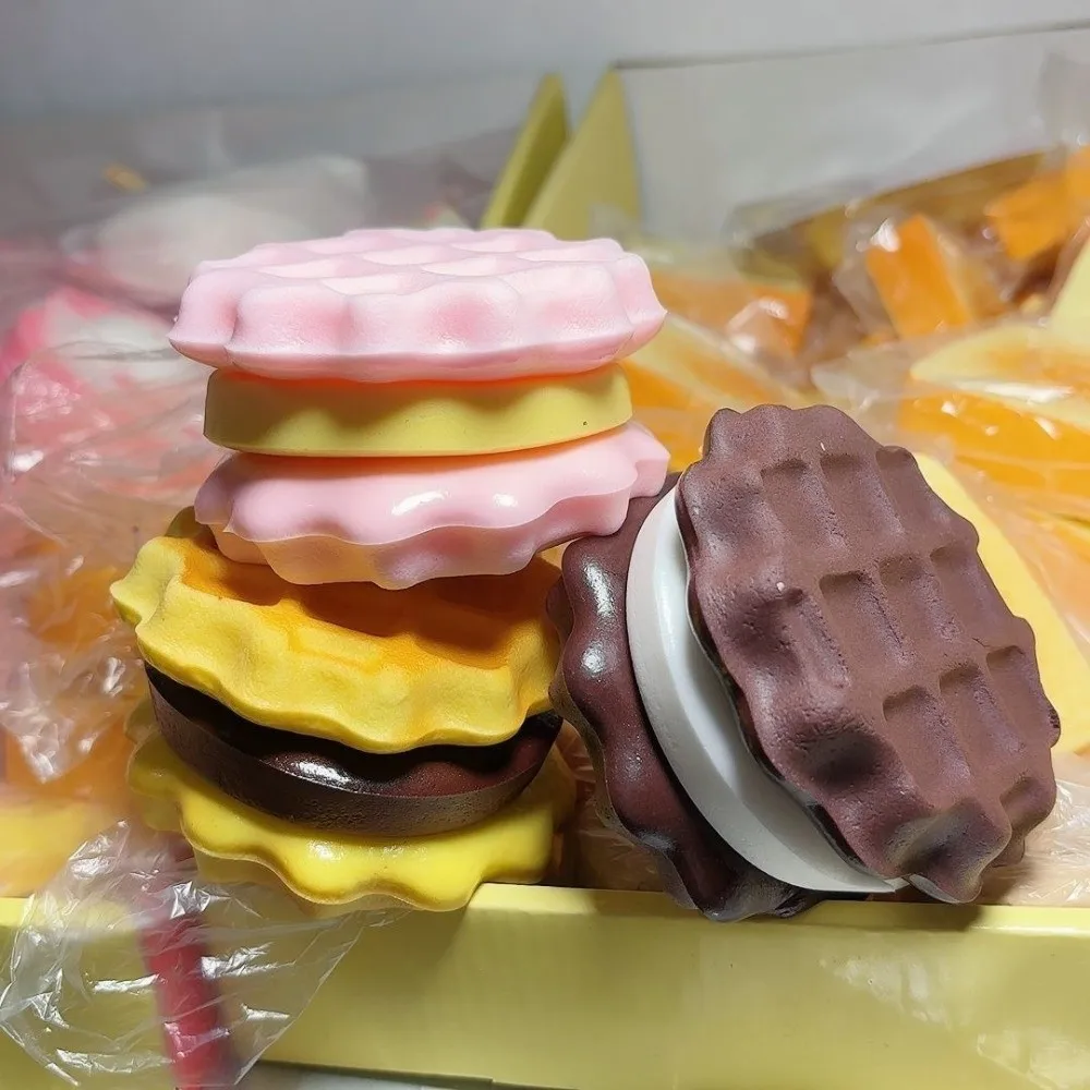 Creative Simulated Cake Squeeze Toy Soft Stress Relief Slow Rising Toy Slow Rising Feature Sensory Fidget for ADHD Support