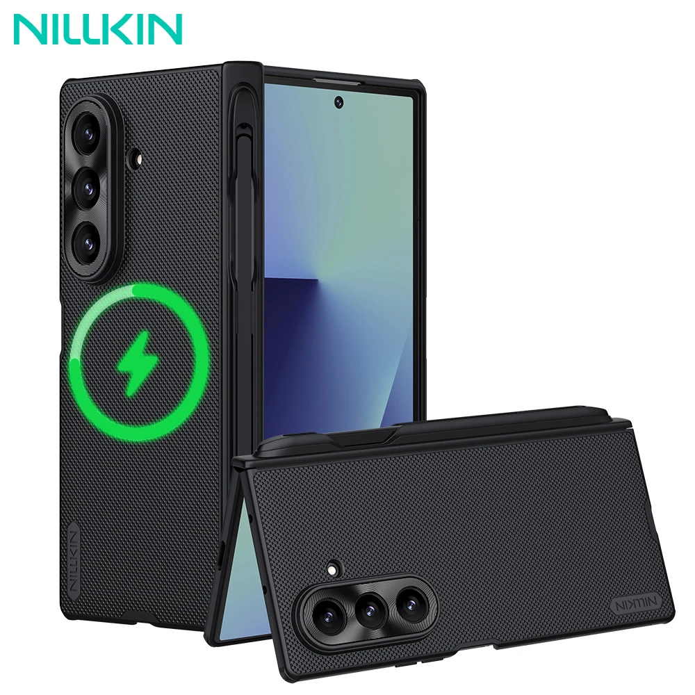

NILLKIN Magsafe Case For Samsung Galaxy Z Fold 7 5G Magnetic With S Pen Stylus Back Cover Anti Shockproof for Samsung Z Fold 7