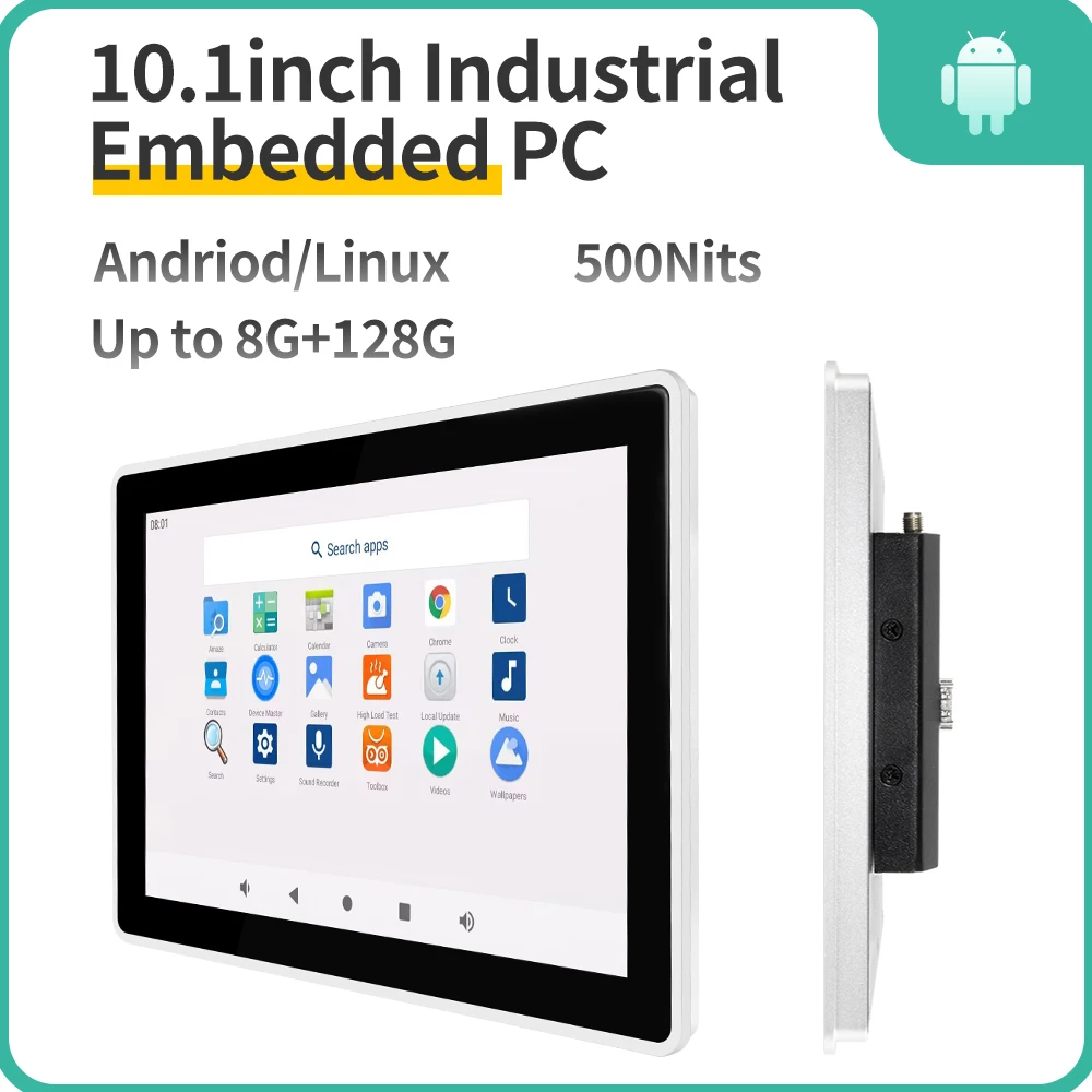 

10.1" inch Monitor 800*1280 HD-MI Metal Case Embedded CNC Frame LCD Screen with Scratch Protective Tempered Glass Android Linux