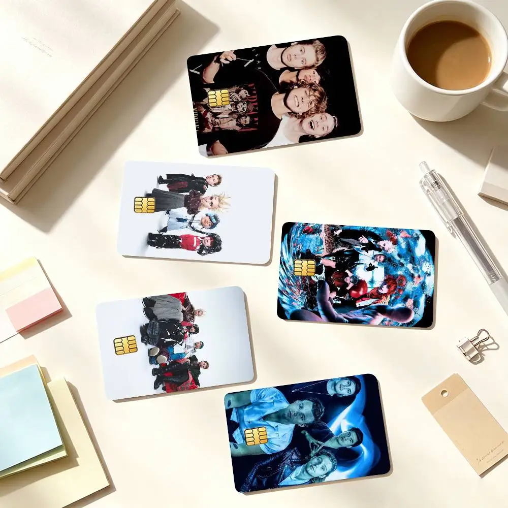 V-Vintage Concert 5 Seconds of Summer  Credit Card HD Stickers Small Chip Waterproof Sticker Game Card Decal Gift