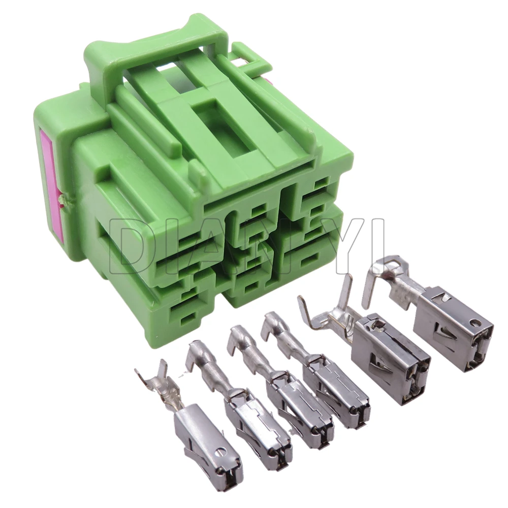 1 Set 6 Way Auto Plastic Housing Connector For Audi 4F0 937 731 4F0 937 731F 4F0937731 AC Assembly Car Wire Cable Socket