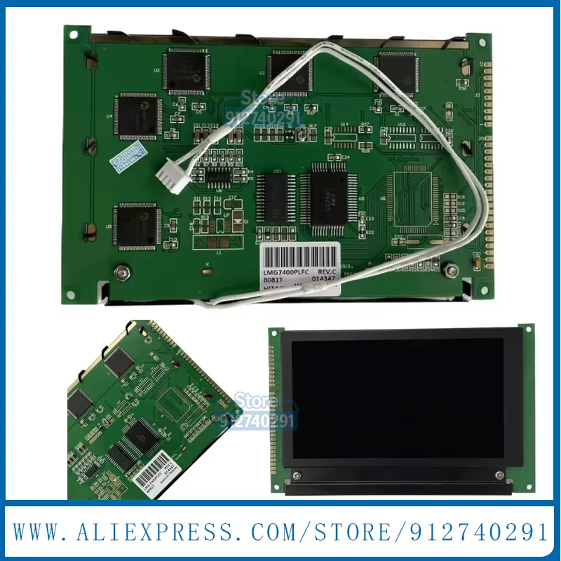 Compatible New 5.7 Inch LCD Display Screen LMG7400PLFC LCD Screen Panel 320*240mm LMG7400PLFC rev.C .B .A .D