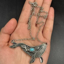 Vintage Bohemian Whale Necklace Jewelry Necklacefor Women The Perfect Anniversary Gift for A Loved One Christmas Jewelry Gift