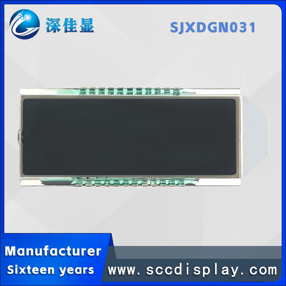 Factory customized energy storage power supply LCD display screen SJXDGN031 HTN Negative With backlight color segmented screen