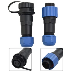 Aviation Cable SP16 IP68 Waterproof Connector Aviation with Copper Contacts Silicone Sealing Ring & Threaded Connection