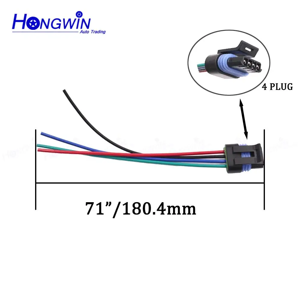 HONGWIN Idle Air Control Valve IAC Actuator 17112027 Wire plug For Daewoo Lanos 99-02 Chevrolet Aveo 04-06 1.6L l4 84996 IAC1086