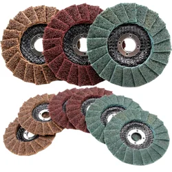 1pcs 100/115/125mm Polimento Rodas Flap Sentiu Disco Angle Grinder Roda de Metal Melhor Preço Encerando Disco De Polimento Para Vidro