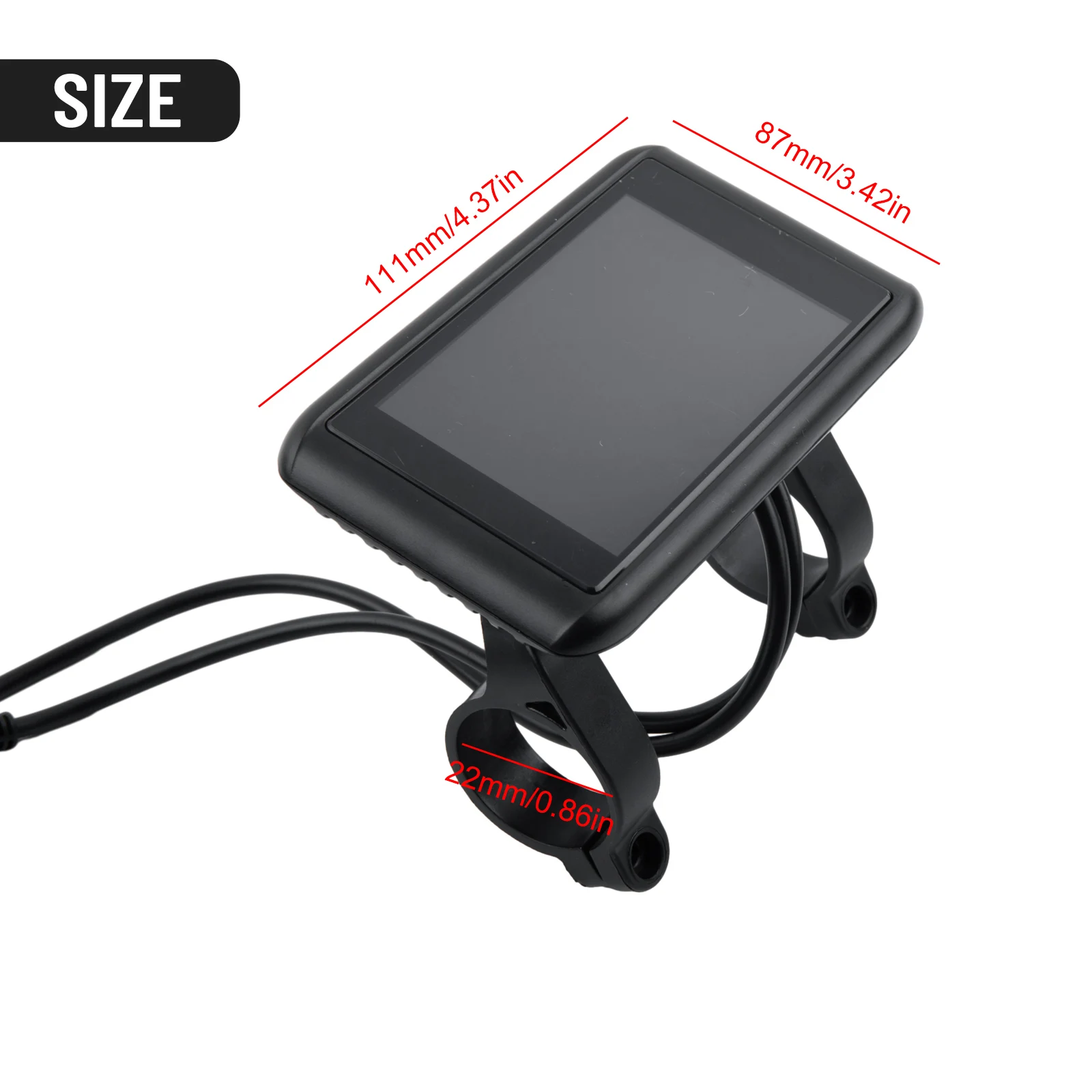 Electric Bike Display Lithium No.2 Protocol 3.5Inch TFT-UKC1 LCD Panel Screen With SM/Waterproof Connection Controller Accessory