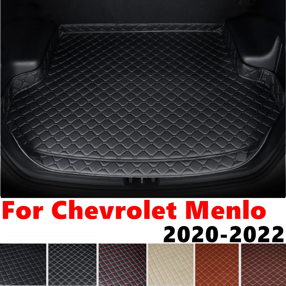 High Side Car trunk mat for Chevrolet Menlo 2022 21 2020 Tail Boot Tray luggage Pad Rear Cargo Liner Cover Interior Accessories