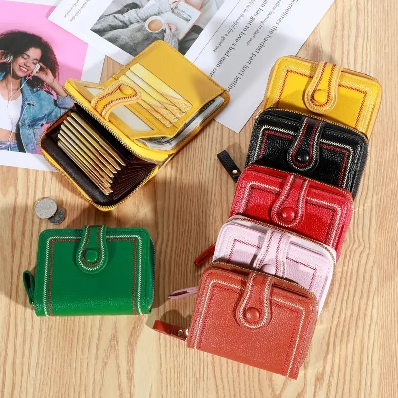 2023 Trendy Design Women's Wallet Small Shoulder Strap Card Holder Mini Bag