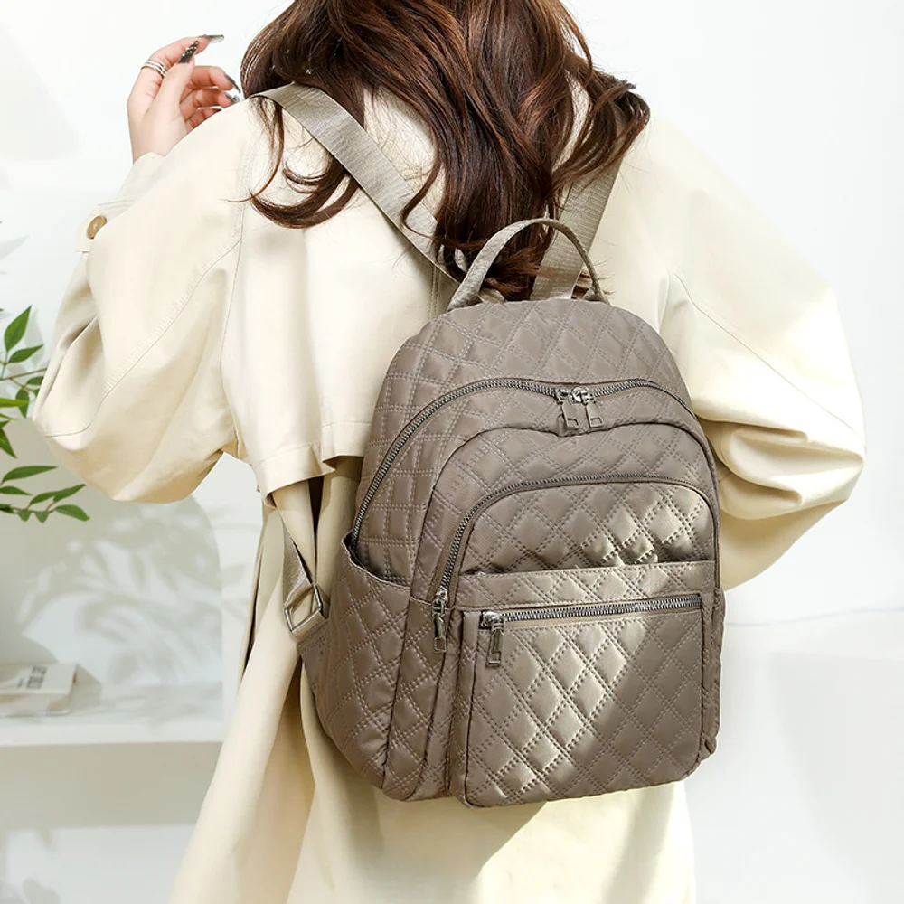2026 new high-end commuting large capacity backpack, simple and versatile, casual dual-use single shoulder travel bag