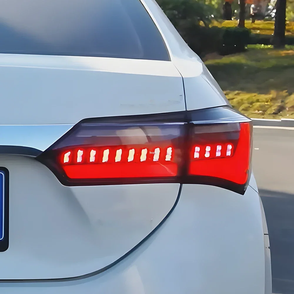 Auto Back Lamps Assembly For Toyota Corolla 2014-2017 LED Car Taillights Upgrade Dynamic Flashing Signal Light Tool Accessories