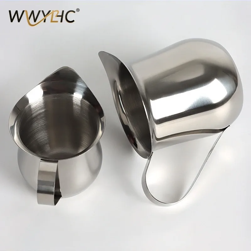 Suitable for Stainless Steel Small Milk Tank, Espresso Latte Measuring Cup, Honey Milkshake Pot,, Juice Bucket Sauce
