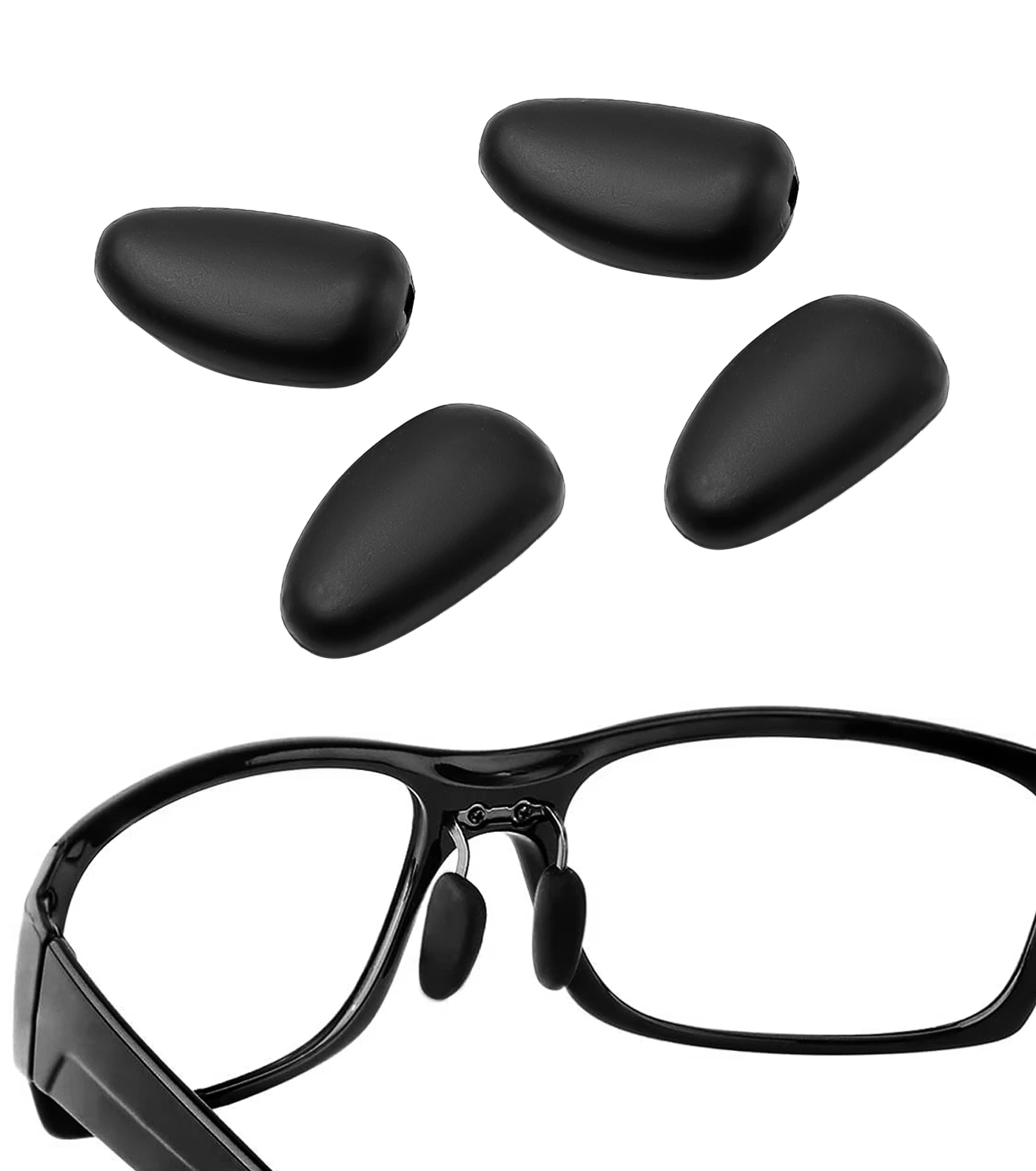 Replacement Nose Pads Nose Pieces for Maui Jim Twin Falls MJ417/Big Wave MJ440/Koki Beach MJ433/Guardrails MJ327 Sunglasses