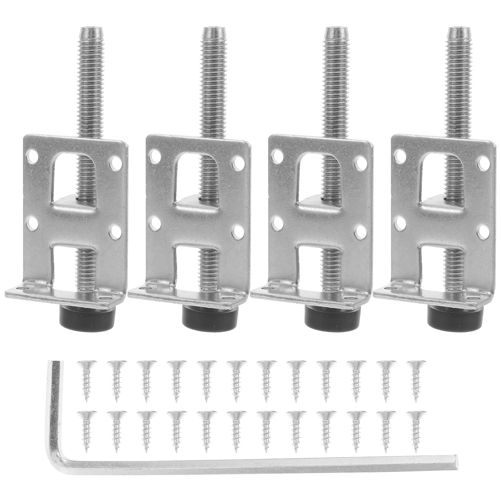 

1Set Adjustable Heavy Duty Leveling Feet for Furniture Cabinets Tables Workbench Shelving Units Micro Adjustment
