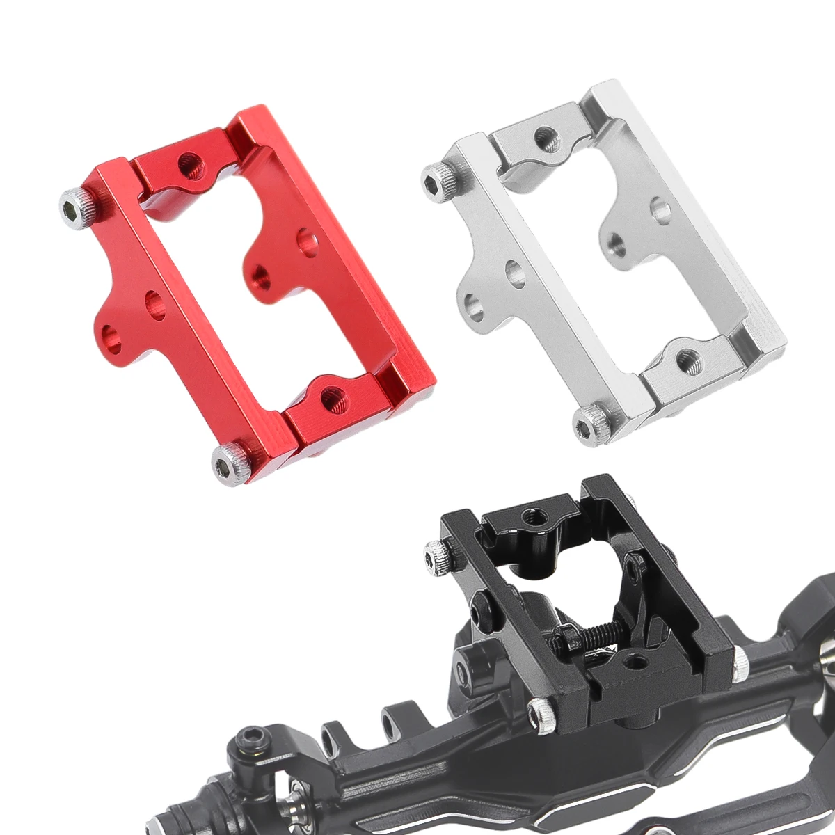 Für TRX4M JJRC C8801 AX-8560 Servohalterung Aluminium Servohalterung für TRX4M Bronco Defender 1/18 RC Auto Metall Upgrade Teile