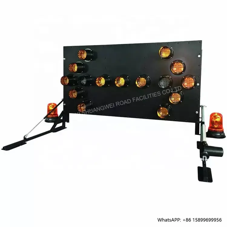 

Manufacturer Traffic Control Management Vehicle LED Arrow Board Truck Mounting Arrow Panel With Actuator Controller