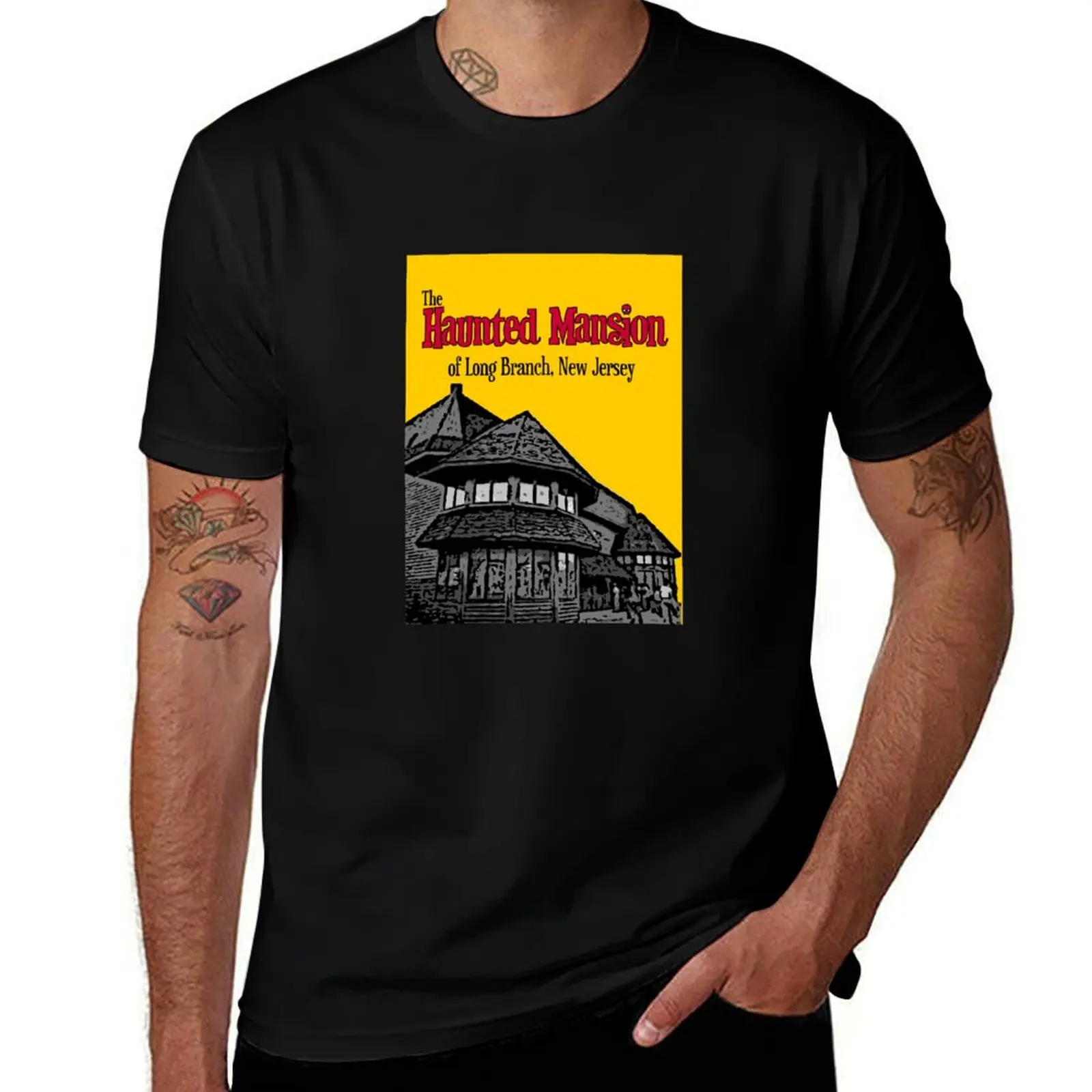 

The Haunted Mansion of Long Branch NJ T-Shirt t shirts for man slim fit t shirt man casual T-Shirt