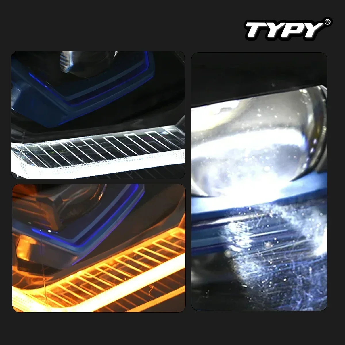 

TYPY New LED Head Lamp Upgrade Modified For BMW 3 Series F30 F35 Headlight 2015-2018 Dynamic Signal Head Lamp Auto Accessories