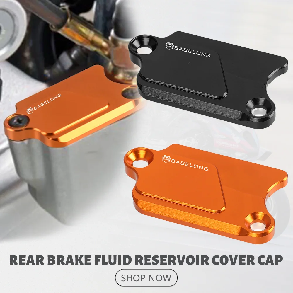 For KTM 950/990 ADVENTURE R/S 950SUPERENDURO 950 990 SUPERMOTO 990SMT Motorcycle Accessory Rear Brake Fluid Reservoir Cover Caps