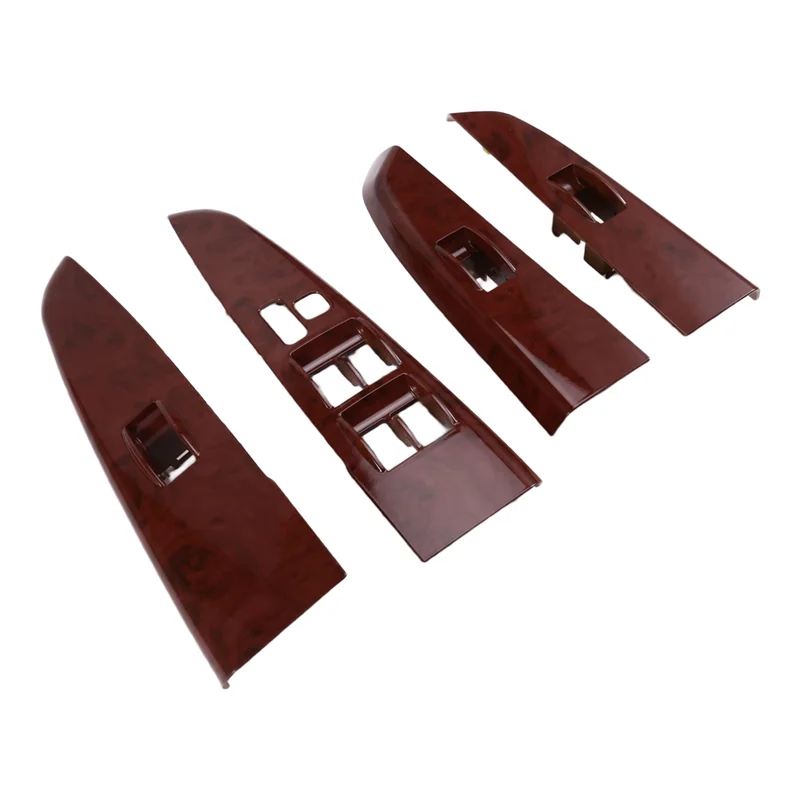 BB 4PCS Front+Rear Door Armrest Trim Panel Window Switch Bezel For Toyota Hilux 05-14 4271-0K010 74272-0K010 74231-0K020