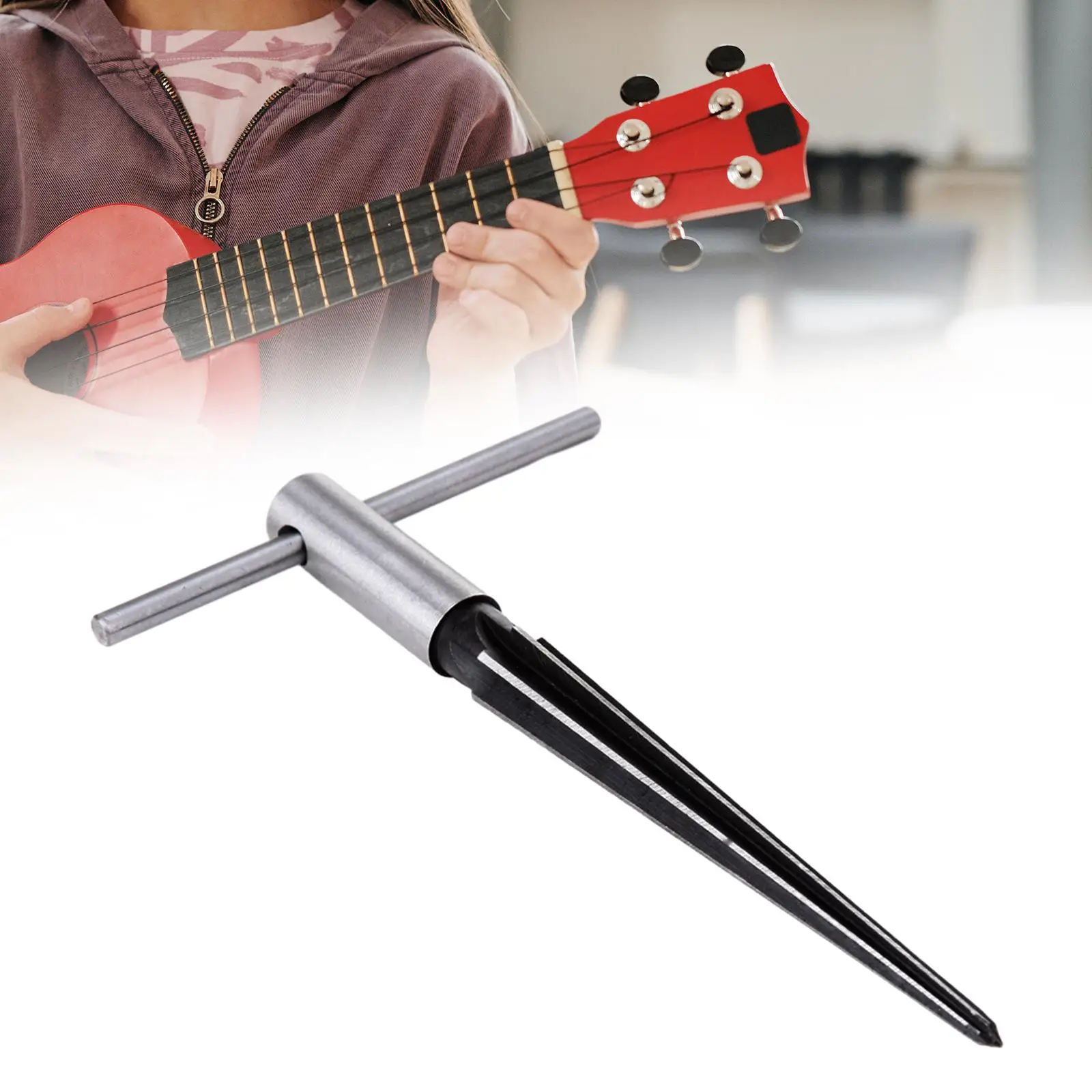 Guitar Bridge Pin Hole Reamer Taper Reamer T Shape Handle Chaser Hand Held