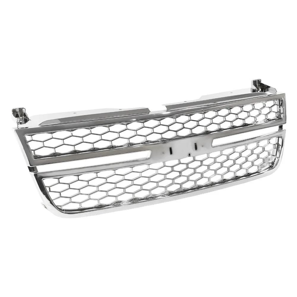 

For Chevy Silverado 1500 2500 3500 HD Pickup 2003-2007 Front Grille Full Chrome
