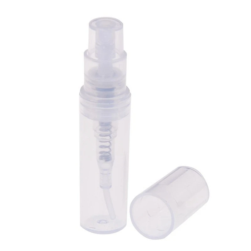 Mini Transparent 2 ML Spray Plastic Bottle Spray Perfume Empty Sample Bottle Suitable For Travel Party 240Pcs