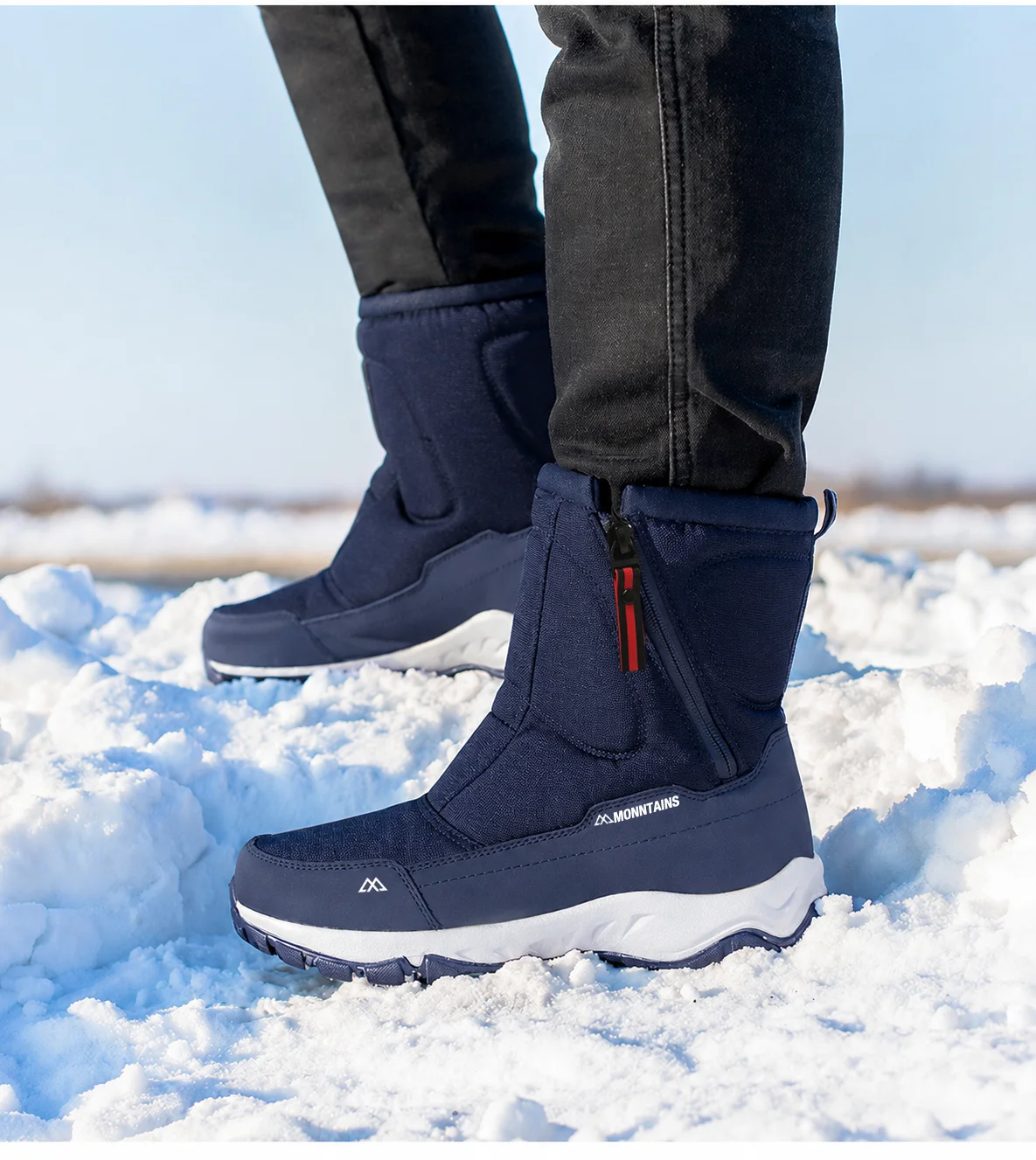 Wysokie, ciepłe buty zimowe, d – Men'S Shoes Hoka Sale recenzja i cena